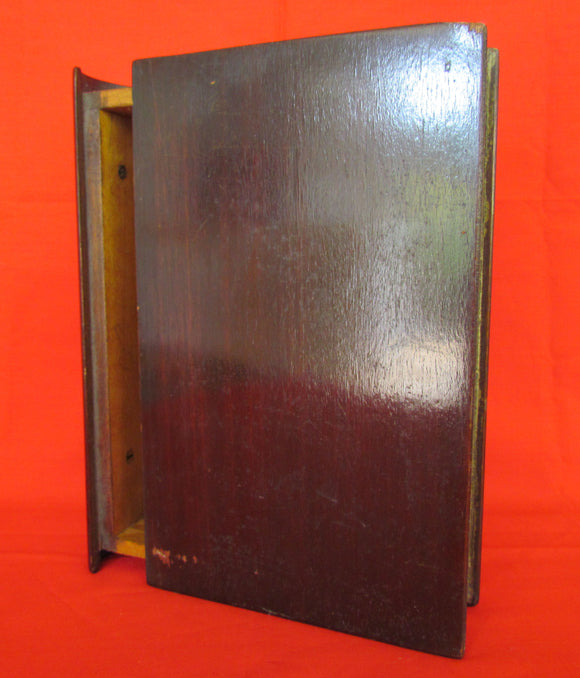 Coachwood Dark Stained Bible Box c1940-50