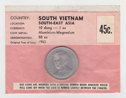 South Vietnam 10 Dong Aluminium Coin