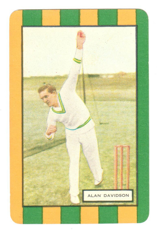 Coles 1953 Cricket Card - Alan Davidson - Australia