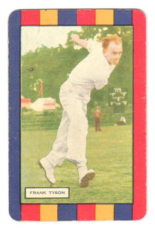 Coles 1953 Cricket Card - Frank Tyson - England