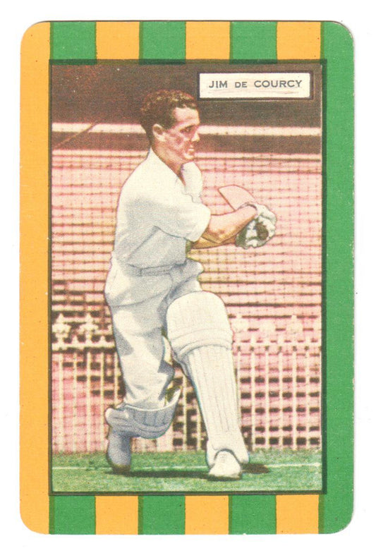 Coles 1953 Cricket Card - Jim De Courcy - Australia