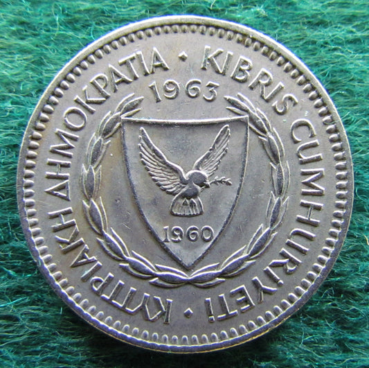 Cyprus 1963 50 Mils Coin - Circulated