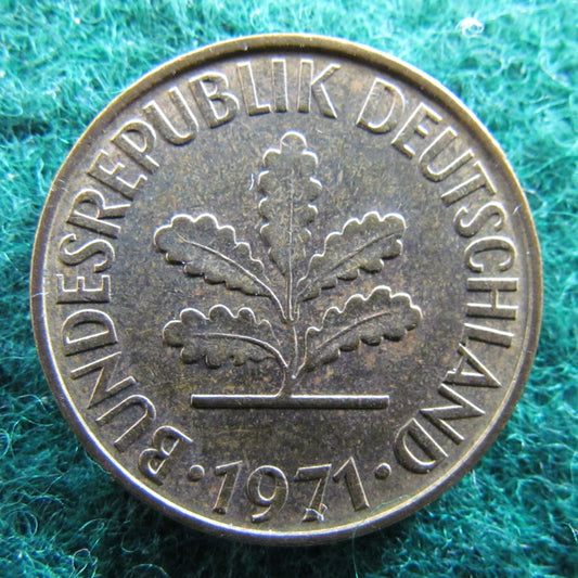 Germany 1971 G 10 Pfennig Coin