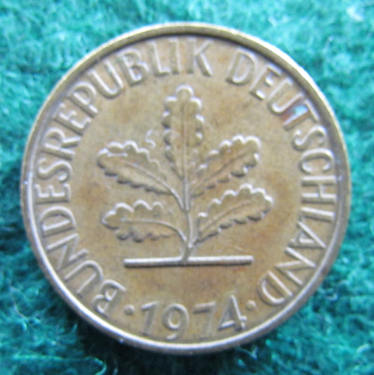 Germany 1974 G 10 Pfennig Coin