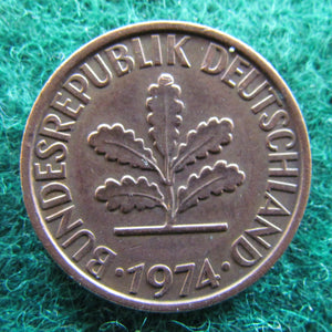 Germany 1974 D 2 Pfennig Coin