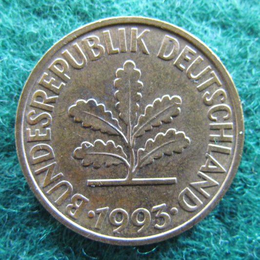 Germany 1993 D 10 Pfennig Coin