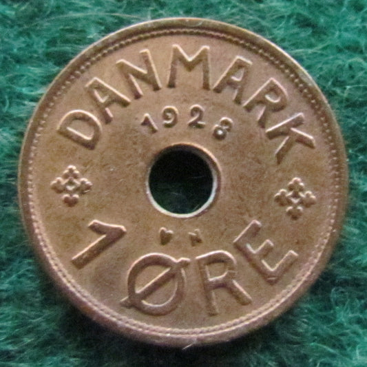 Denmark 1928 1 Ore Coin - Circulated