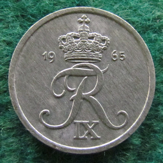 Denmark 1965 2 Ore Coin - Circulated
