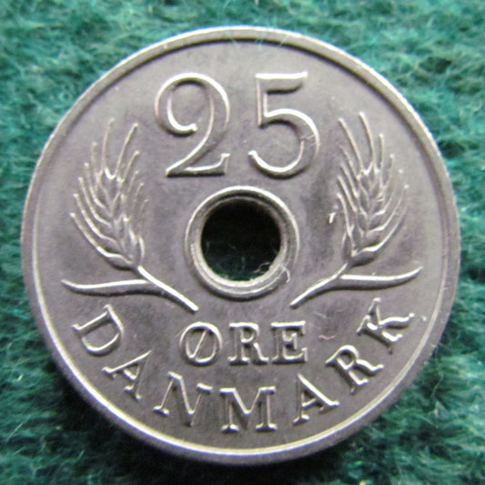 Denmark 1967 25 Ore Coin - Circulated