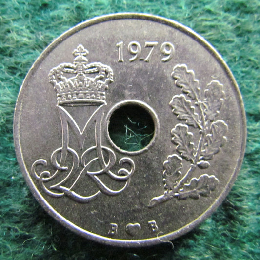 Denmark 1979 25 Ore Coin - Circulated