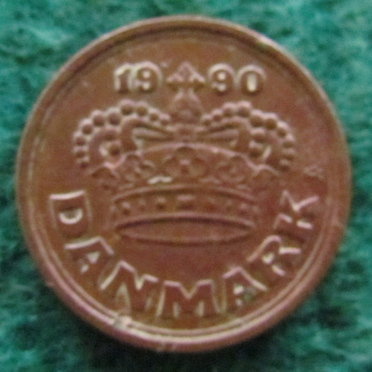 Denmark 1990 50 Ore Coin - Circulated