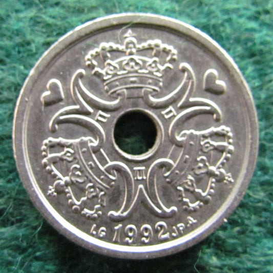 Denmark 1992 1 Krone Coin