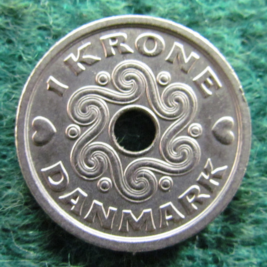 Denmark 1992 1 Krone Coin