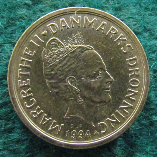 Denmark 1994 10 Kroner Coin Queen Margrethe II