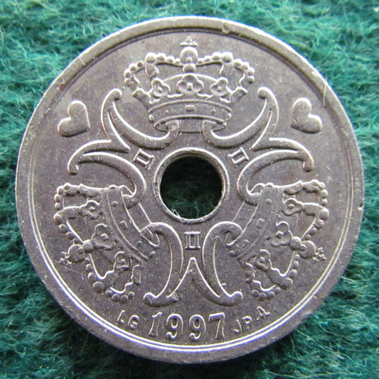 Denmark 1997 2 Kroner Coin