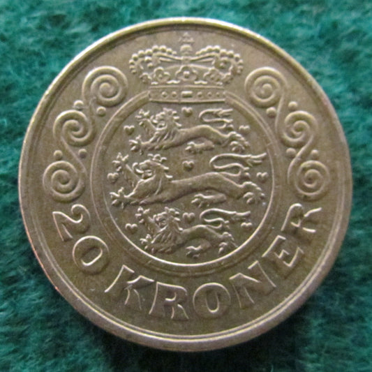 Denmark 1999 20 Kroner Coin Queen Margrethe II