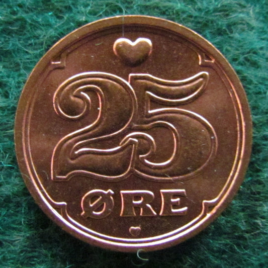 Denmark 2007 25 Ore Coin - Circulated