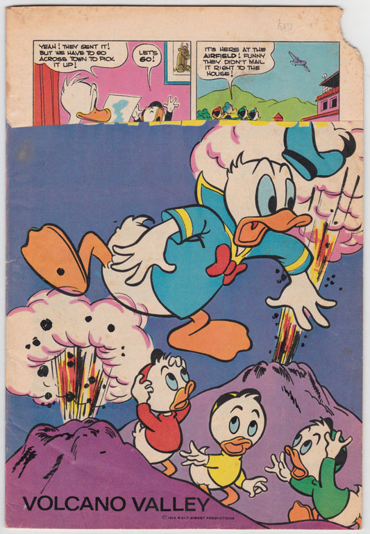 Donald Duck D.189 Comic Book By Walt Disney 1972