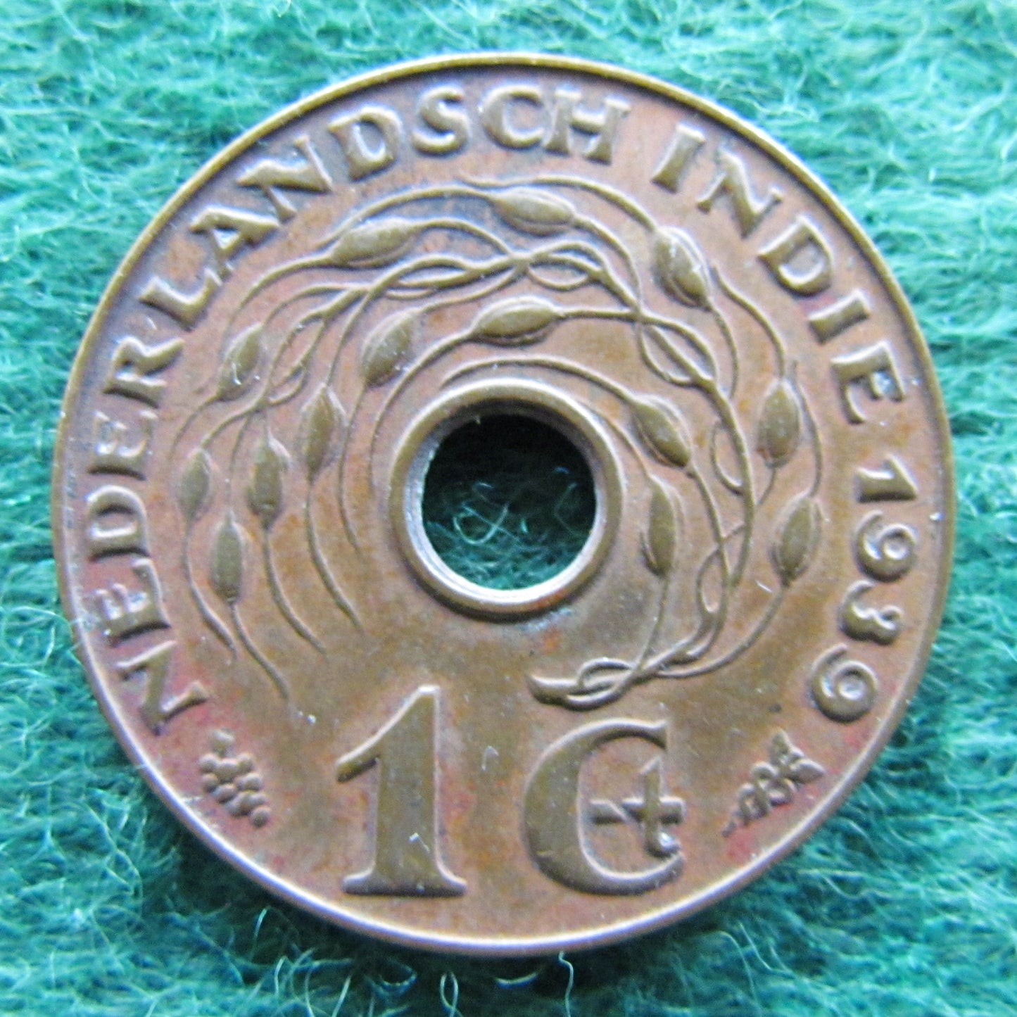 Dutch East Indies 1939 1 Cent Coin