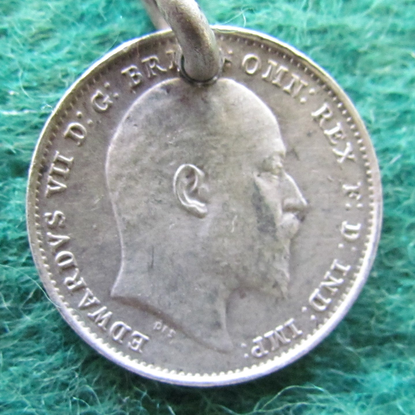 GB British UK English 1907 Threepence King Edward VII Coin