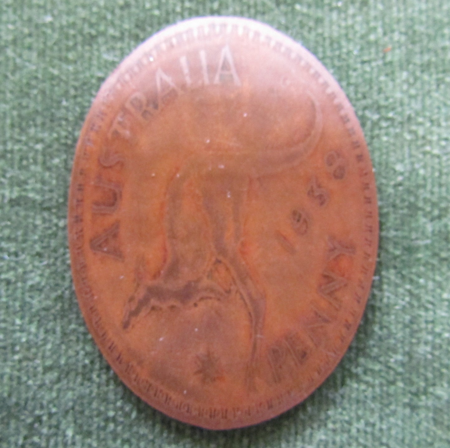 Aussie World Expo 1988 Pressed Onto A 1938 Penny Token
