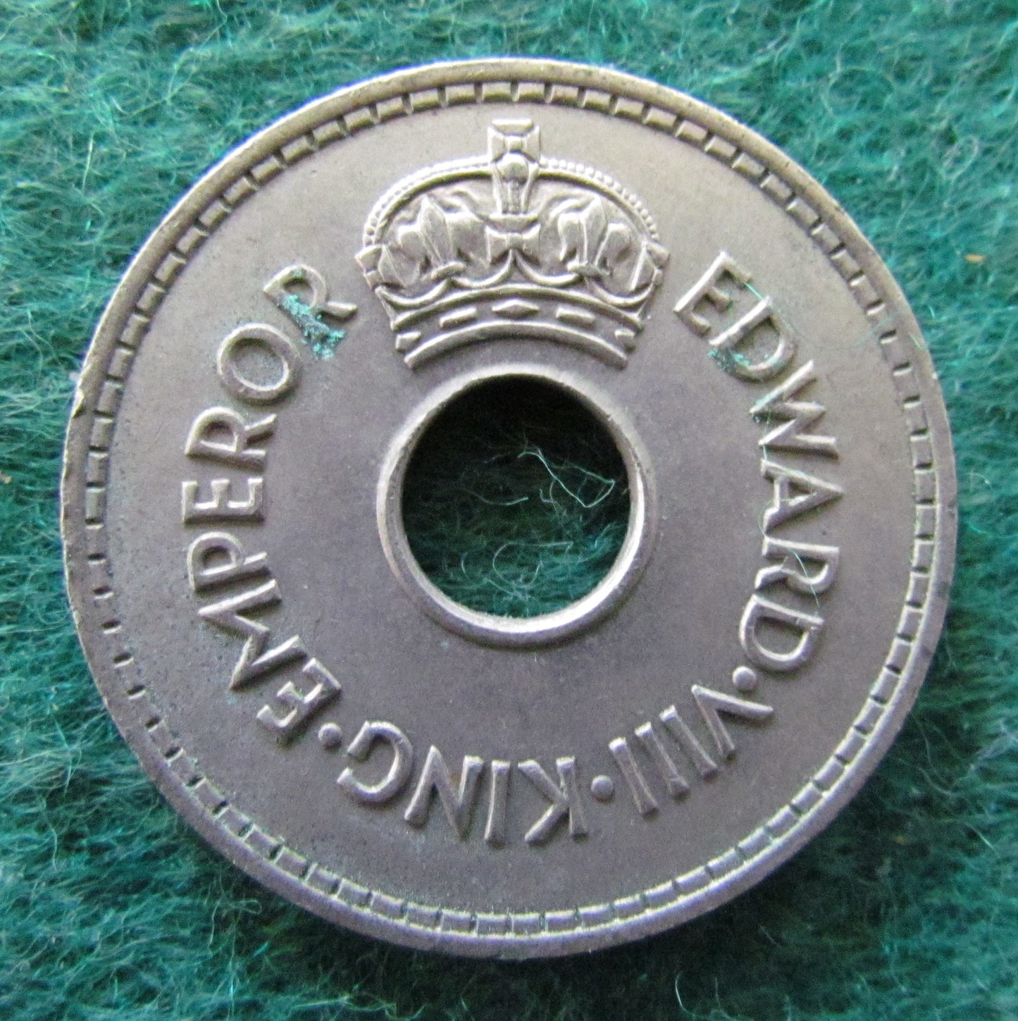 Fiji 1936 Penny King Edward VIII Coin