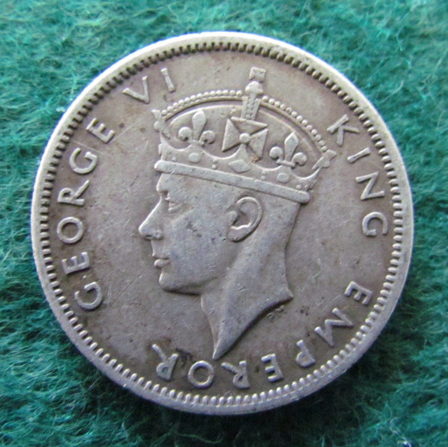 Fiji 1942 S Shilling King George VI Coin