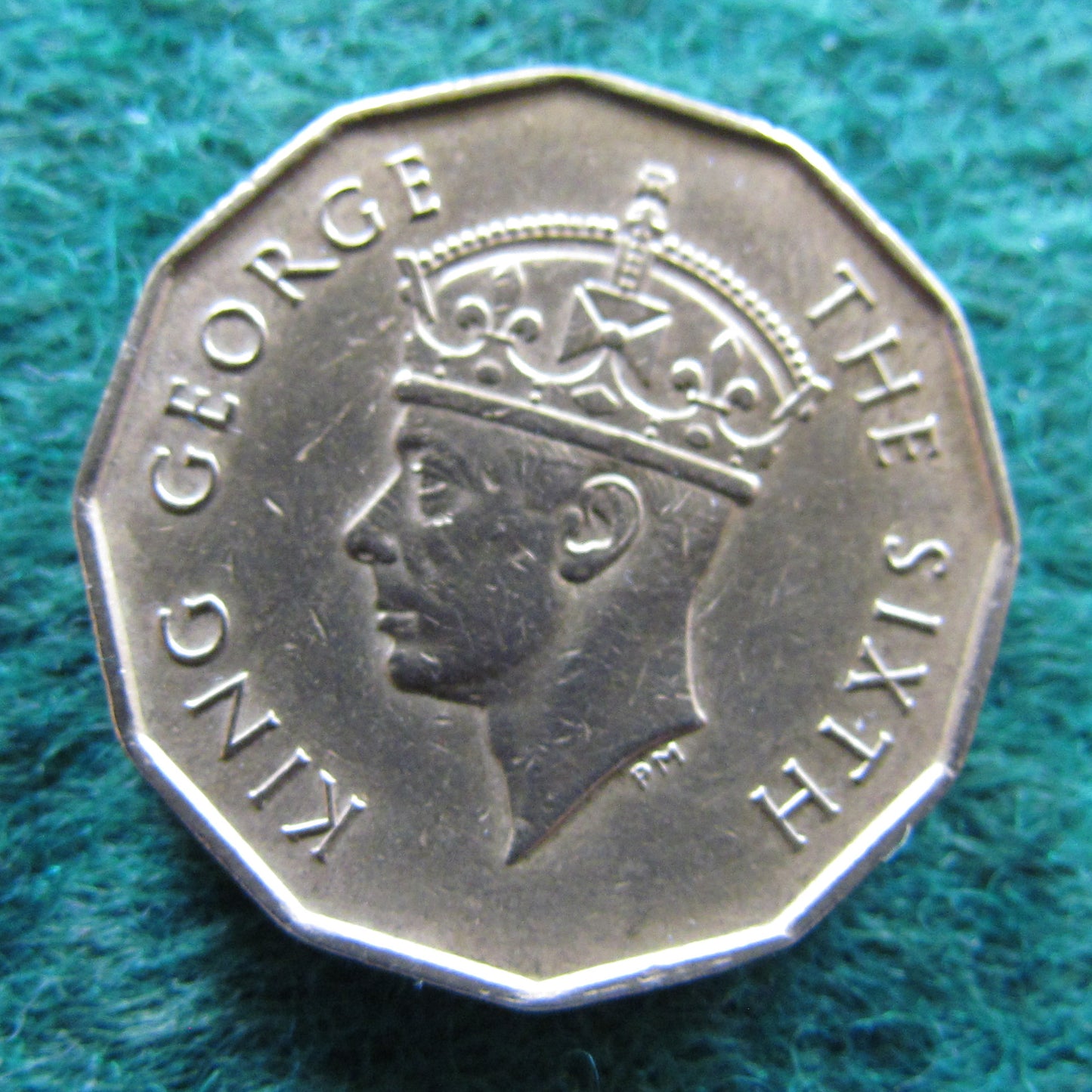 Fiji 1952 Three Pence King George VI Coin