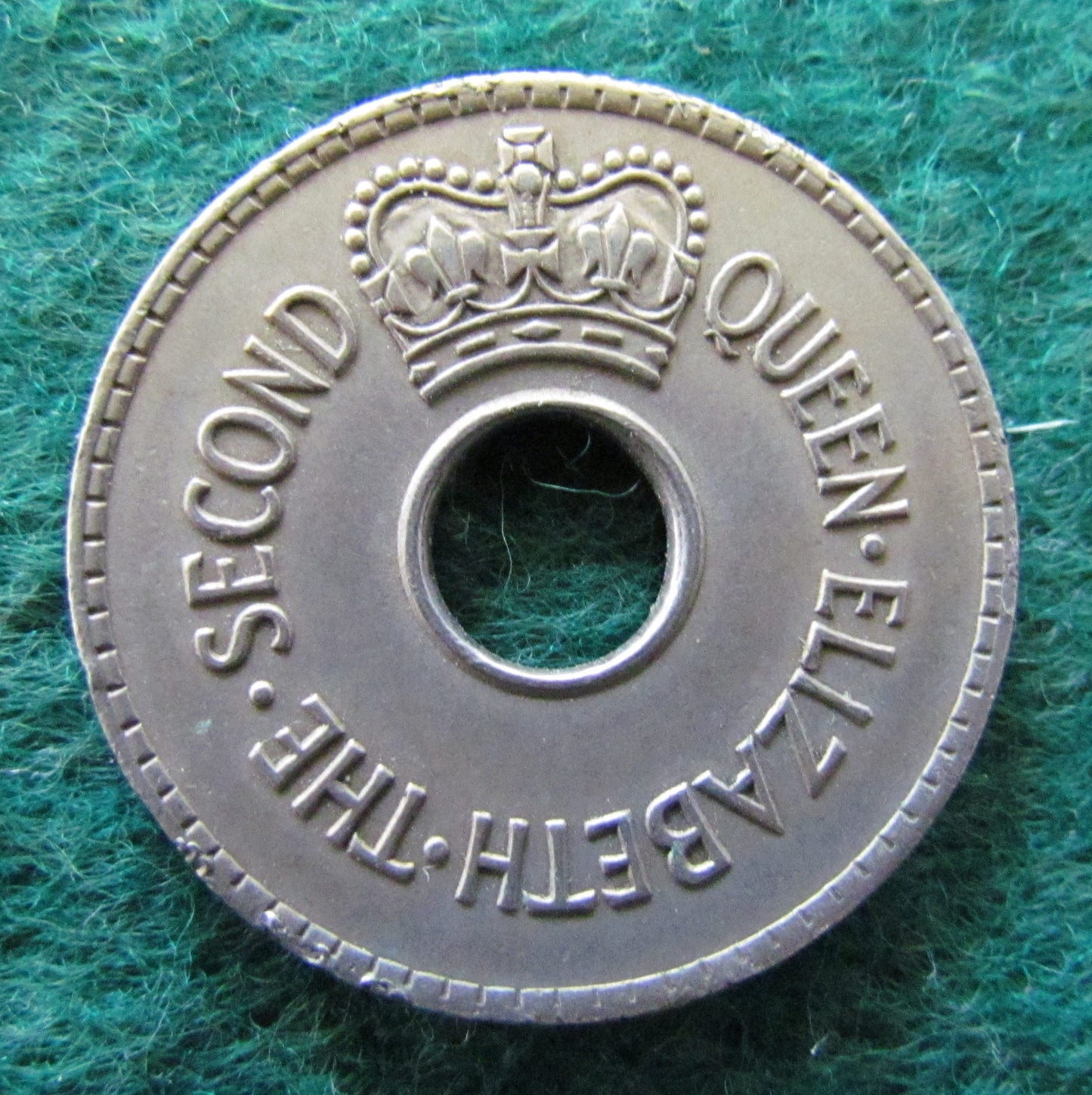 Fiji 1959 Penny Queen Elizabeth II Coin