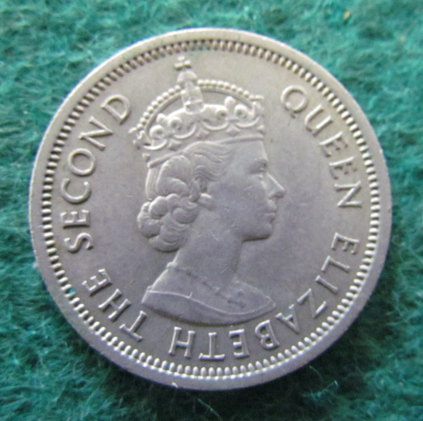 Fiji 1962 Shilling Queen Elizabeth II Coin