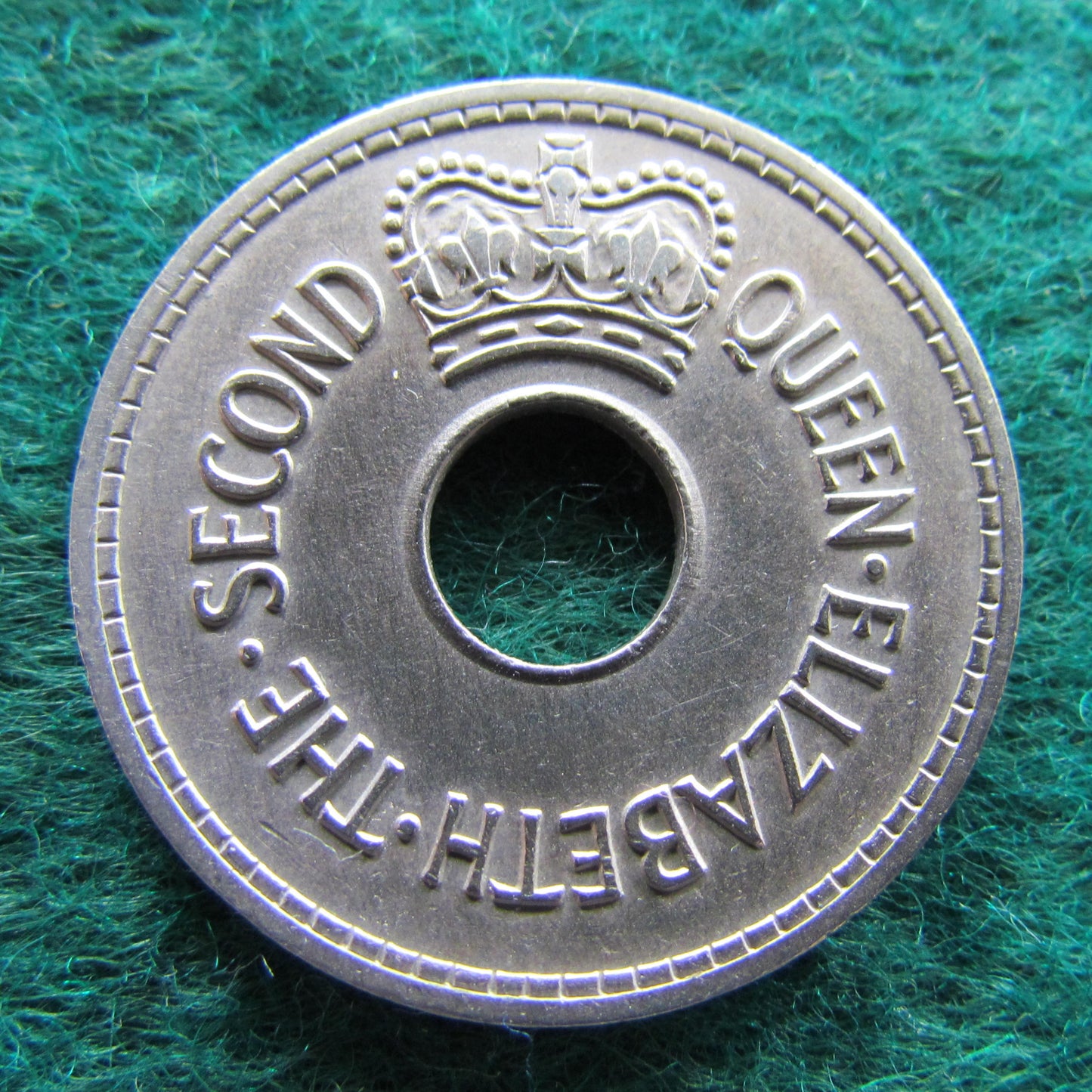 Fiji 1963 Penny Queen Elizabeth II Coin