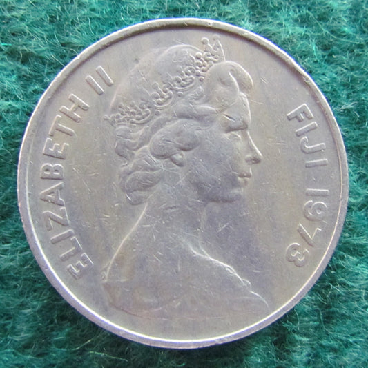 Fiji 1973 20 Cent Queen Elizabeth Coin