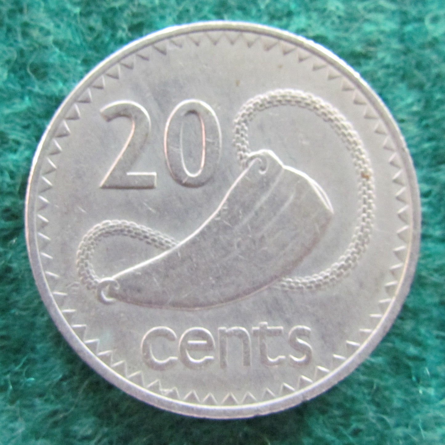 Fiji 1975 20 Cent Queen Elizabeth Coin