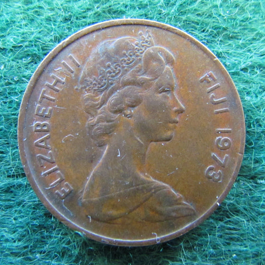 Fiji 1978 2 Cent Queen Elizabeth II Coin - Circulated