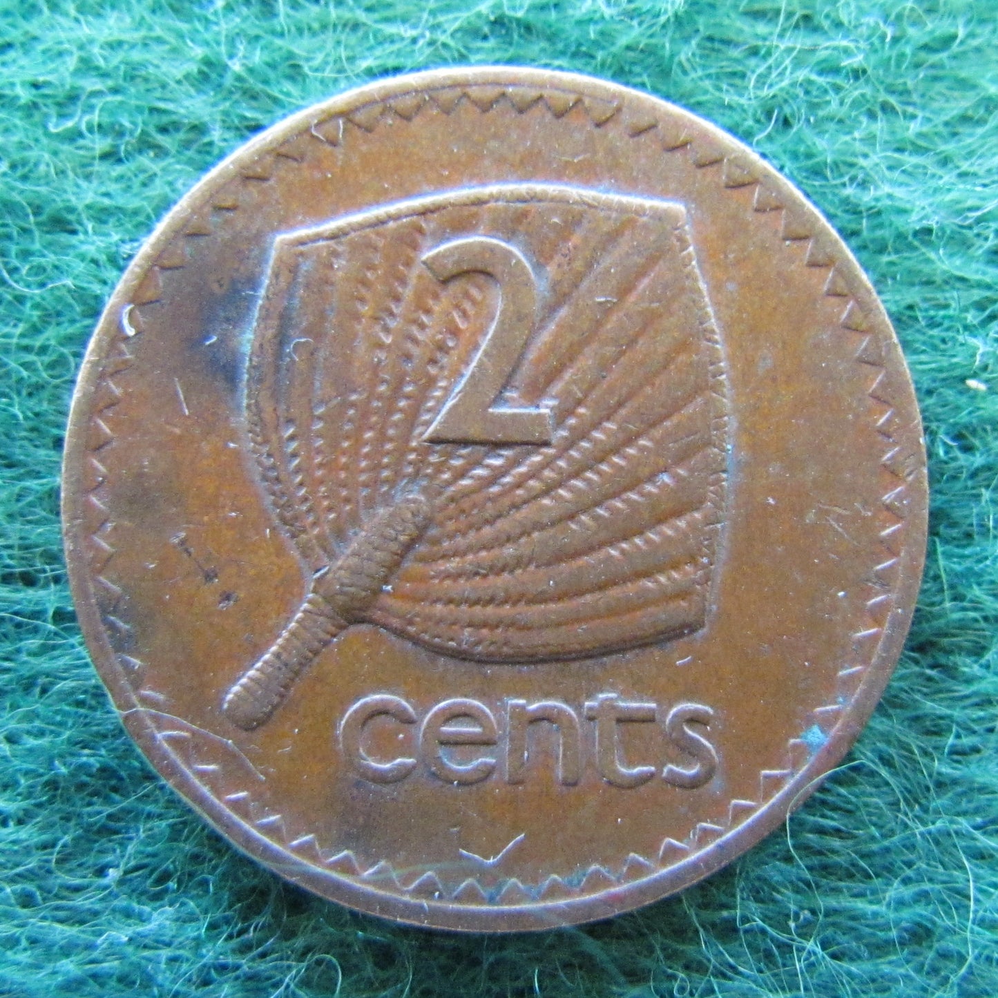 Fiji 1978 2 Cent Queen Elizabeth II Coin - Circulated