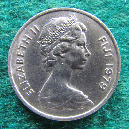 Fiji 1979 10 Cent Queen Elizabeth Coin