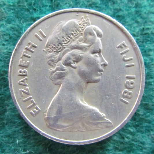 Fiji 1981 20 Cent Queen Elizabeth Coin