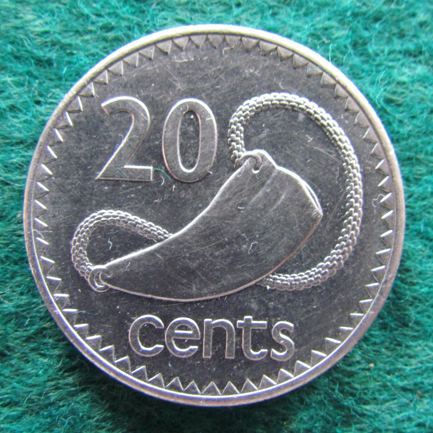 Fiji 1987 20 Cent Queen Elizabeth Coin