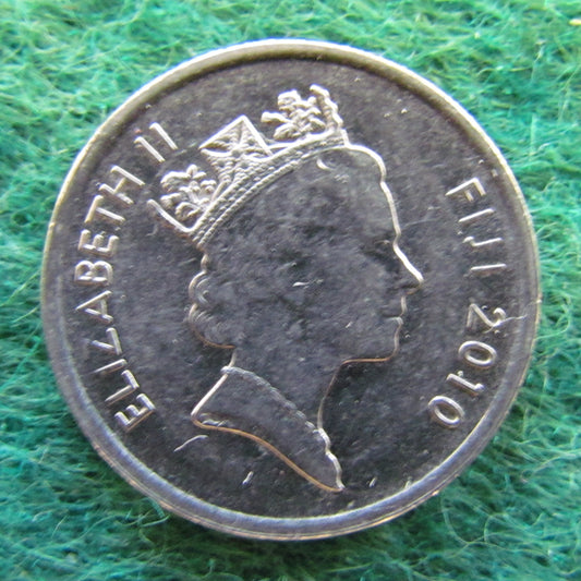 Fiji 2010 5 Cent Queen Elizabeth Coin - Circulated