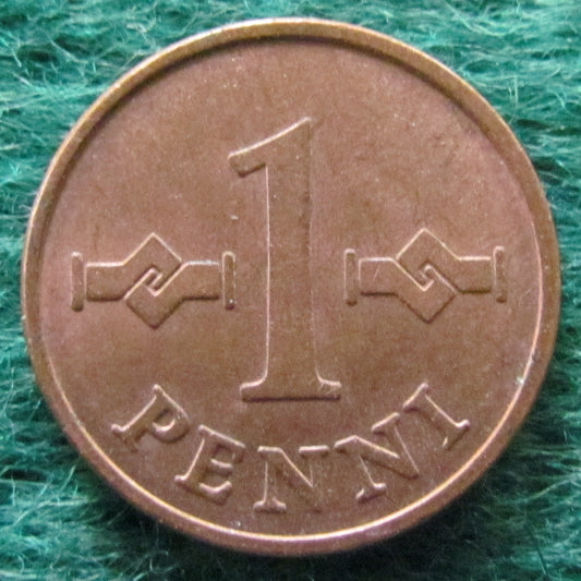 Suomen Tasavalta Finland 1963 1 Penni Coin - Circulated
