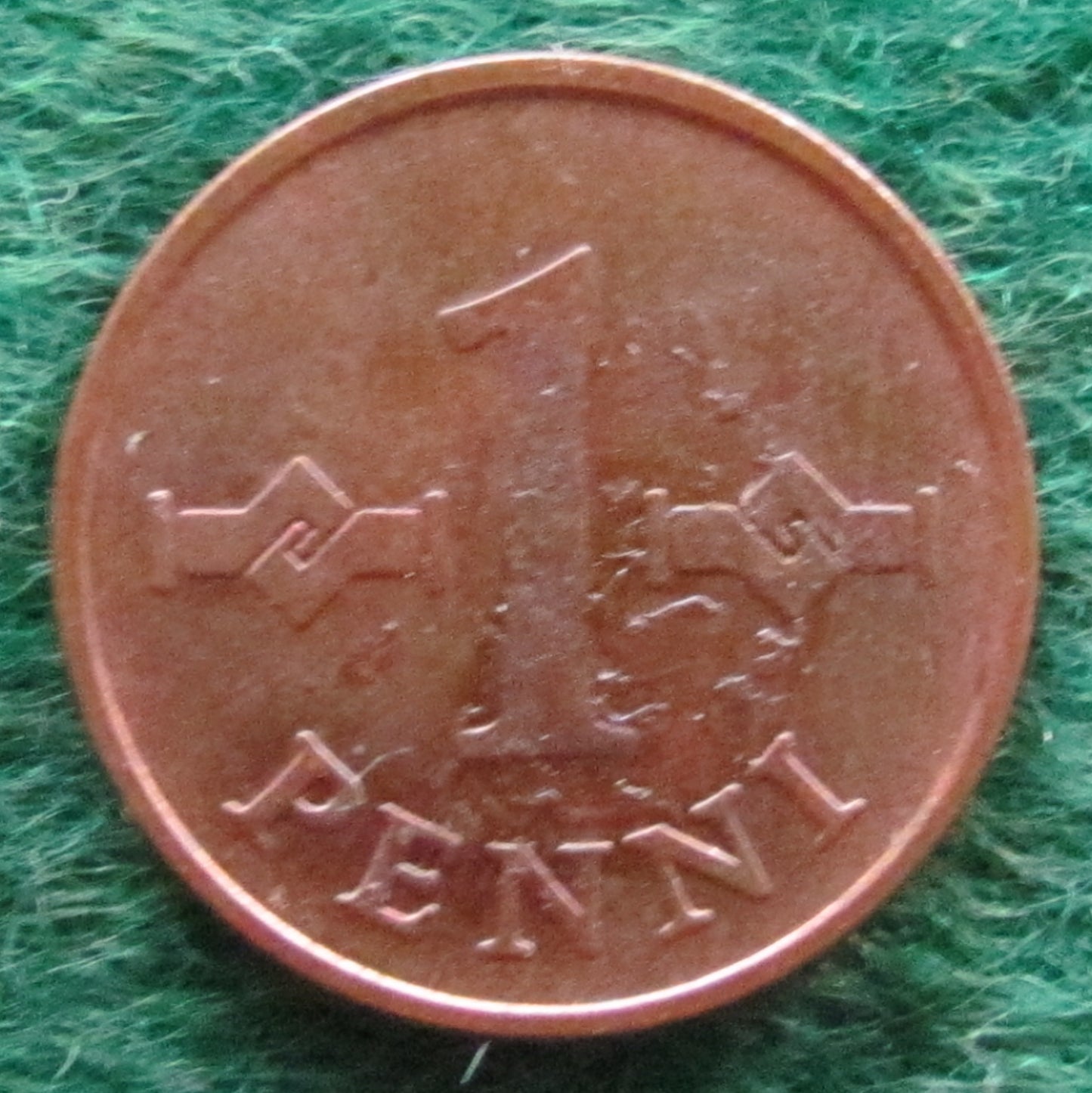 Suomen Tasavalta Finland 1965 1 Penni Coin - Circulated