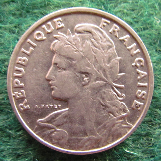 French 1903 25 Centimes Liberty Head Coin - Circulated