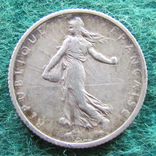 French 1917 1 Franc Coin - Circulated