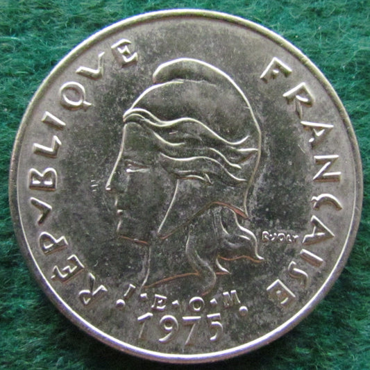 French Polynesie 1975 50 Franc Coin