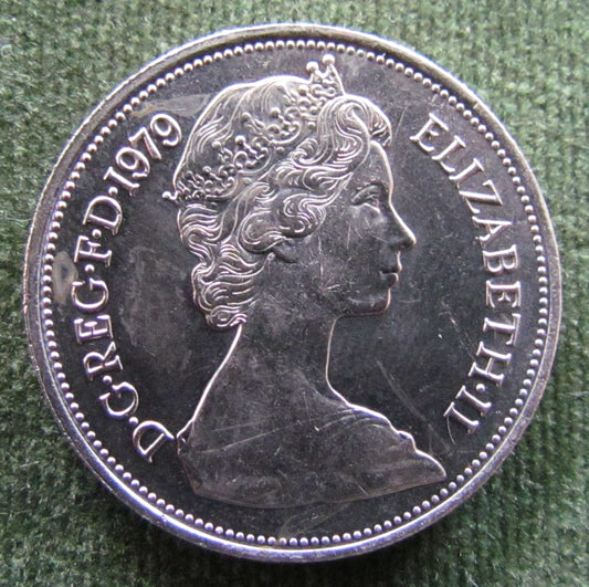 GB British UK English 1979 10 New Pence Queen Elizabeth II Coin