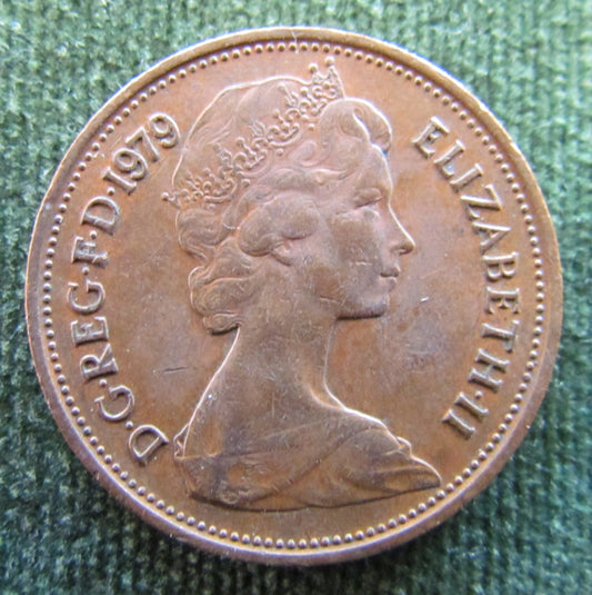 GB British UK English 1979 2 New Pence Queen Elizabeth II Coin