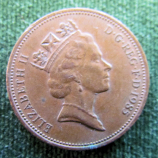 GB British UK English 1985 2 New Pence Queen Elizabeth II Coin