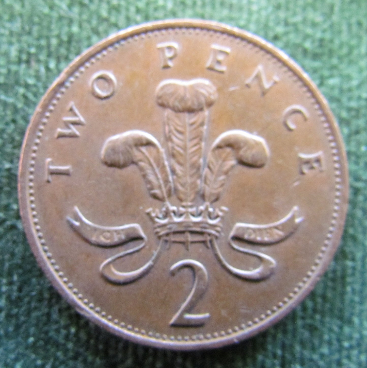 GB British UK English 1985 2 New Pence Queen Elizabeth II Coin