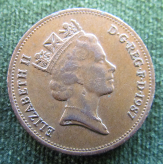 GB British UK English 1987 2 New Pence Queen Elizabeth II Coin
