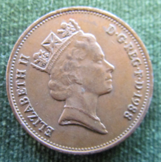 GB British UK English 1988 2 New Pence Queen Elizabeth II Coin